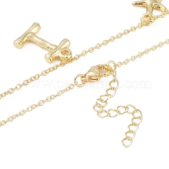 ボヘミアン サマー ビーチ スタイル 18K ゴールド メッキ シェル型 イニシャル ペンダント ネックレス&nbsp;IL8059-9