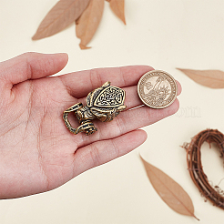 1Pc Brass Wolf Shackle Clasps&nbsp;KK-GA0002-23B