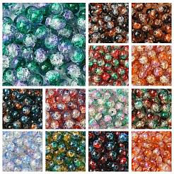 100Pcs Crackle Glass Beads&nbsp;CCG-YW0001-19B-01