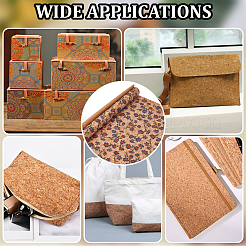 Flower Pattern Cork Fabric&nbsp;DIY-CY0003-04