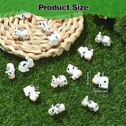40Pcs Opaque Resin Animal Pendants&nbsp;RESI-SZ0003-29