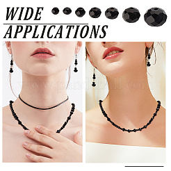 7 Strands 7 Styles  Opaque Solid Color Glass Beads Strands&nbsp;EGLA-GO0001-02C