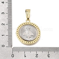 Religion Brass Micro Pave Clear Cubic Zirconia Pendants&nbsp;CU-CBAE7DF-06GP