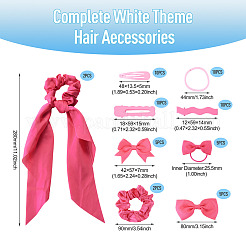 ヘアアクセサリーセット  ヘアタイを含む  アイアン製ダッカール  ピンク  内径：44mm&nbsp;OHAR-TA0001-20C