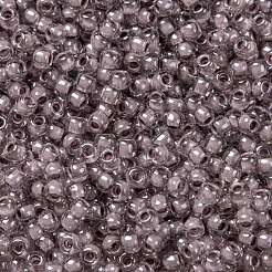 TOHOラウンドシードビーズ  日本製シードビーズ  （ラベンダーライニングクリスタル353)個  11/0  2.2mm  穴：0.8mm  約1110個/10g&nbsp;X-SEED-TR11-0353