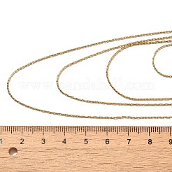 304 Stainless Steel Boston Link Chain Multi Layered Necklaces for Women&nbsp;NJEW-U025-01G-02