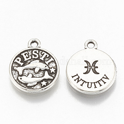Tibetan Style Alloy Charms&nbsp;LS-TIBE-Q084-02AS-LF