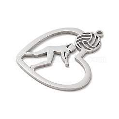 Non-Tarnish 304 Stainless Steel Pendants&nbsp;STAS-K287-05P