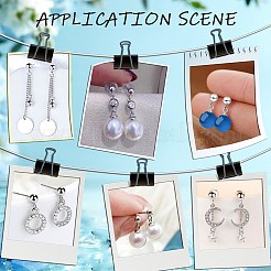 150Pcs 202 Stainless Steel Ball Stud Earring Findings&nbsp;STAS-SP0001-52B-P