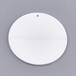Printed Wooden Big Pendants&nbsp;WOOD-S048-33