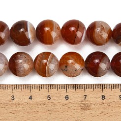 天然石瑪瑙ビーズ連売り  染め＆加熱  スムーズなラウンド  ミックスカラー  13.5~14.5mm  穴：1.2~1.4mm  約29個/連  15.94''（40.5センチメートル）&nbsp;GG-L001-L02-03