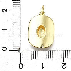 Brass Enamel Pendants&nbsp;KK-K400-20G-01
