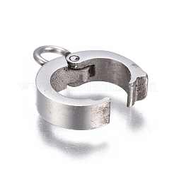 Tarnish Resistant 304 Stainless Steel Enhancer Shortener Bails&nbsp;STAS-E466-08P