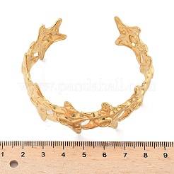 304 Stainless Steel Cuff Bangles for Women&nbsp;AJEW-P127-12G