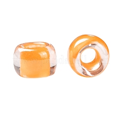 TOHOラウンドシードビーズ  日本製シードビーズ  （801)つの明るいネオンタンジェリン  8/0  3mm  穴：1mm  約222個/10g&nbsp;X-SEED-TR08-0801