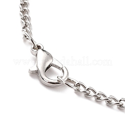 Best Friends Alloy Pendant Necklaces&nbsp;NJEW-K124-02B-P
