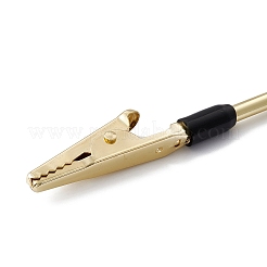 鉄ブレスレットツールジュエリーヘルパーワニ口クリップ  ブレスレット留めヘルパーツール  ゴールドカラー  15.5x1.2x0.75cm&nbsp;TOOL-C008-01G