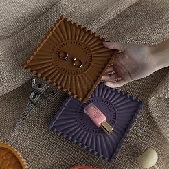 DIY ジュエリープレート収納シリコン型  レジン型  UVレジン用  エポキシ樹脂工芸品作り  正方形  153x153x15mm&nbsp;DIY-F148-03B