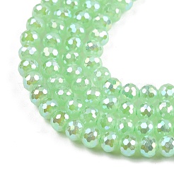 Electroplate Glass Beads Strands&nbsp;EGLA-B013-01A-AB02