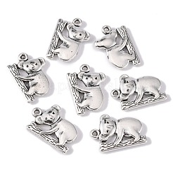 Tibetan Style Zinc Alloy Pendants&nbsp;X-TIBEP-R334-056AS-RS