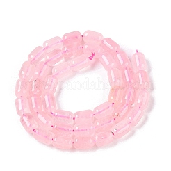 天然マダガスカル ローズクォーツビーズ連売り  コラム  9~9.5x6mm  穴：0.9~1mm  約42~43個/連  15.24~15.8''（38.7~39.5センチメートル）&nbsp;G-G980-31