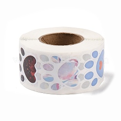 500Pcs Dog Paw Stickers&nbsp;AJEW-S089-05