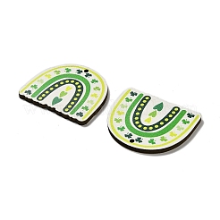 St. Patrick's Day Themes Printed Wood Pendants&nbsp;WOOD-V002-02E