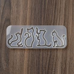Cat Shape Key Chain Pendant Silicone Molds&nbsp;SIL-B074-01A