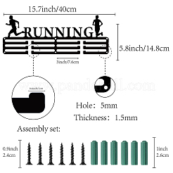 Iron Medal Holder&nbsp;HJEW-WH0016-017