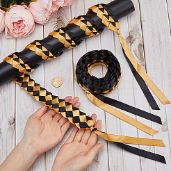 Two Tone Graduation Ribbon Leis&nbsp;FIND-WH0423-78D