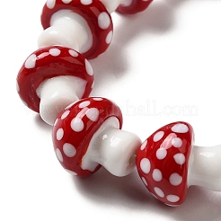 Handmade Lampwork Beads Strands&nbsp;LAMP-Q033-01A