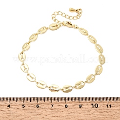 Brass Link Chain Bracelets for Women&nbsp;BJEW-K298-08G