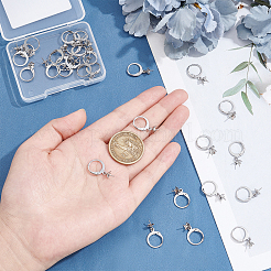 30Pcs 314 Stainless Steel Leverback Earring Findings&nbsp;STAS-UN0037-62