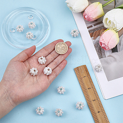 12Pcs Resin Imitation Pearl European Beads&nbsp;RESI-FG0001-18