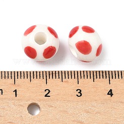 Handmade Porcelain European Beads&nbsp;PORC-C009-01E