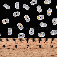 Gradient Color Transparent Frosted Acrylic Beads&nbsp;X1-OACR-M023-06J