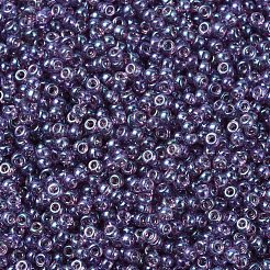 MIYUKIラウンドロカイユビーズ  日本製シードビーズ  11/0  （rr318)ベリーゴールド光沢  2x1.3mm  穴：0.8mm  約50000個/ポンド&nbsp;SEED-G007-RR0318