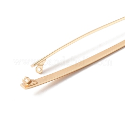 2 個合金眼鏡アーム  メガネフレームテンプル交換  ゴールドカラー  136x32x3mm  穴：1.2mm&nbsp;FIND-WH0128-29G