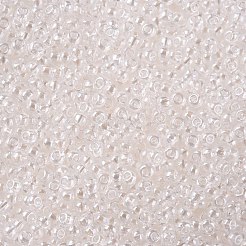 12/0 FGBグレードAラウンドガラスシードビーズ  透明色は光沢の  透明  12/0  2x1.5mm  穴：0.3mm&nbsp;SEED-Q011-F503