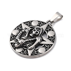 304 Stainless Steel Pendants&nbsp;STAS-Q339-01A-AS