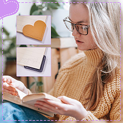 12Pcs 2 Styles Imitation Leather Book Corner Protectors&nbsp;AJEW-TA0001-99