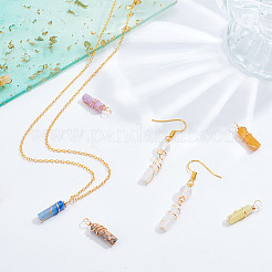 18Pcs 9 Styles Natural Mixed Gemstone Pendants&nbsp;FIND-AR0004-23