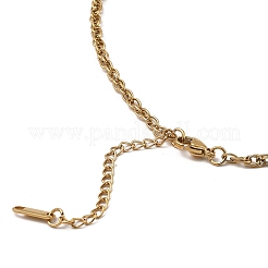 304 Stainless Steel Mesh Chain Necklace&nbsp;BJEW-B072-02G