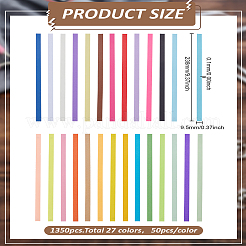 27 Colors Paper Memo & Memo Holders&nbsp;AJEW-WH0604-65A