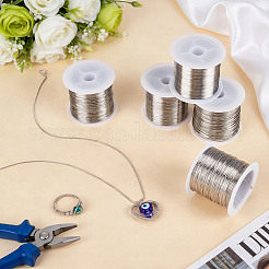 5 Rolls 5 Sizes Soft Stainless Steel Wire&nbsp;FIND-BC0019-73