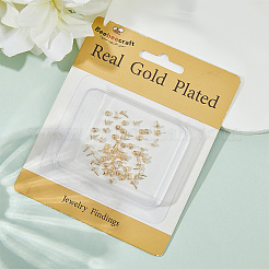 60Pcs 4 Styles Brass Peg Bails Pin Charms&nbsp;KK-BBC0022-87