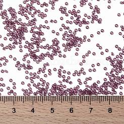 MIYUKIラウンドロカイユビーズ  日本製シードビーズ  15/0  （rr2448)ダークトパーズレインボーゴールド光沢  1.5mm  穴：0.7mm  約5555個/10g&nbsp;X-SEED-G009-RR2448