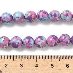 Synthetic Imperial Jasper Dyed Beads Strands&nbsp;G-D077-A01-03P