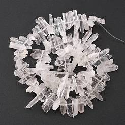 Natural Quartz Crystal Beads Strands&nbsp;G-F212-02