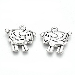 Tibetan Style Alloy Pendants&nbsp;X-TIBE-S323-019AS-RS